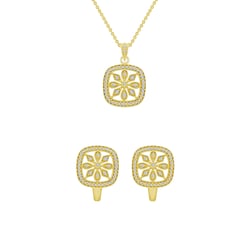 Diamantová květinová kolekce šperků Lavern