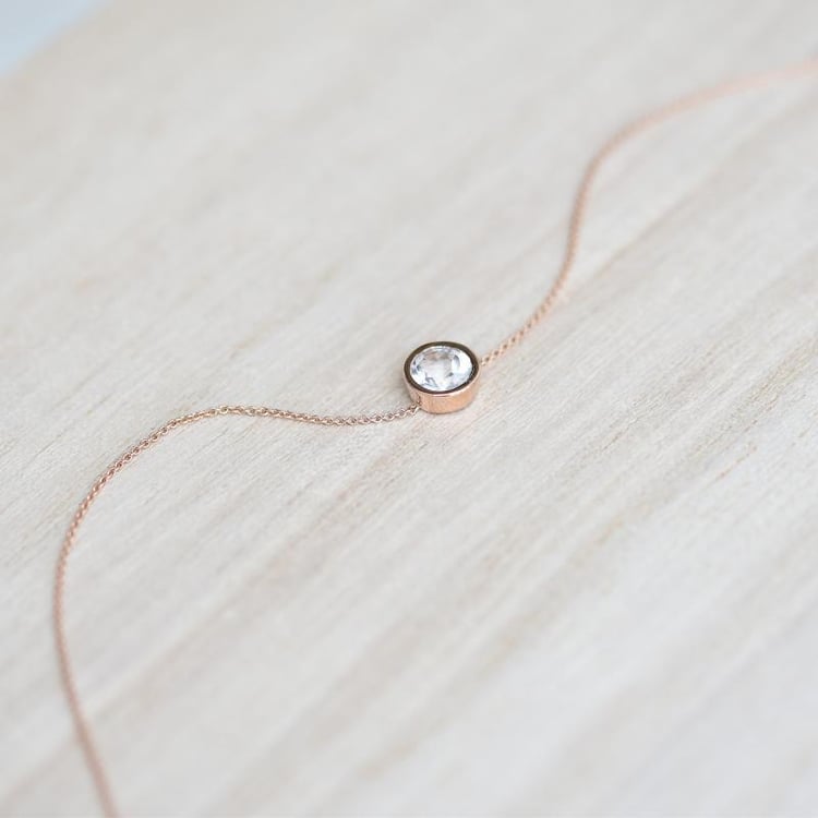 Něžný náramek s IGI certifikovaným lab-grown diamantem Isra 96918