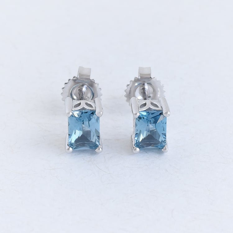 Stříbrné náušnice topazy Amodini 96445