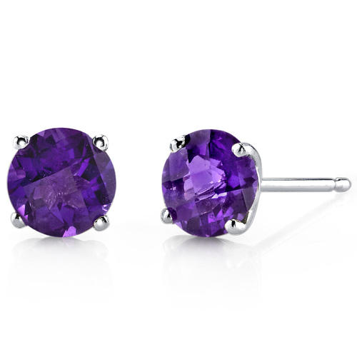 Ametystové náušnice 9670