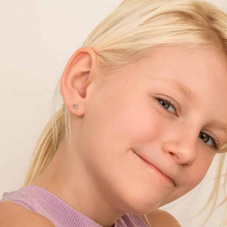 Šroubovací náušnice ve tvaru hvězdiček Malý princ 164332