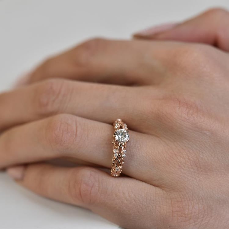 Prsten s moissanitem 46198