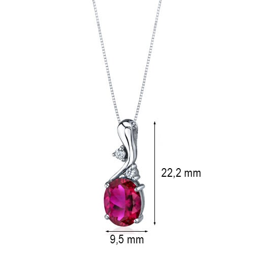 Přívěsek s rubínem 42961