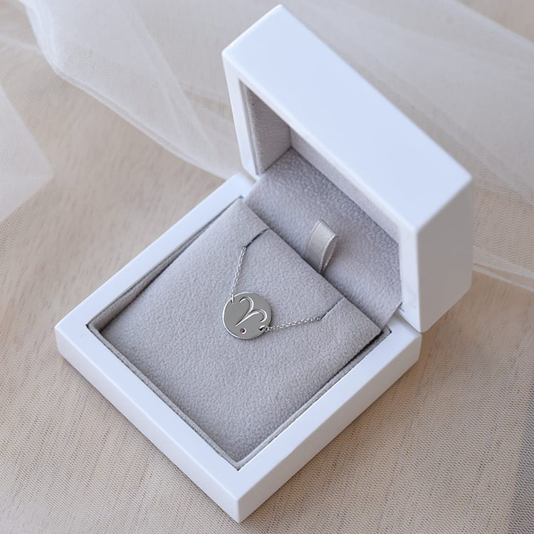 Zlatý náramek s rubínem 66304