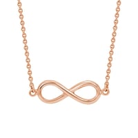 Zlatý náhrdelník s motivem nekonečna Infinity