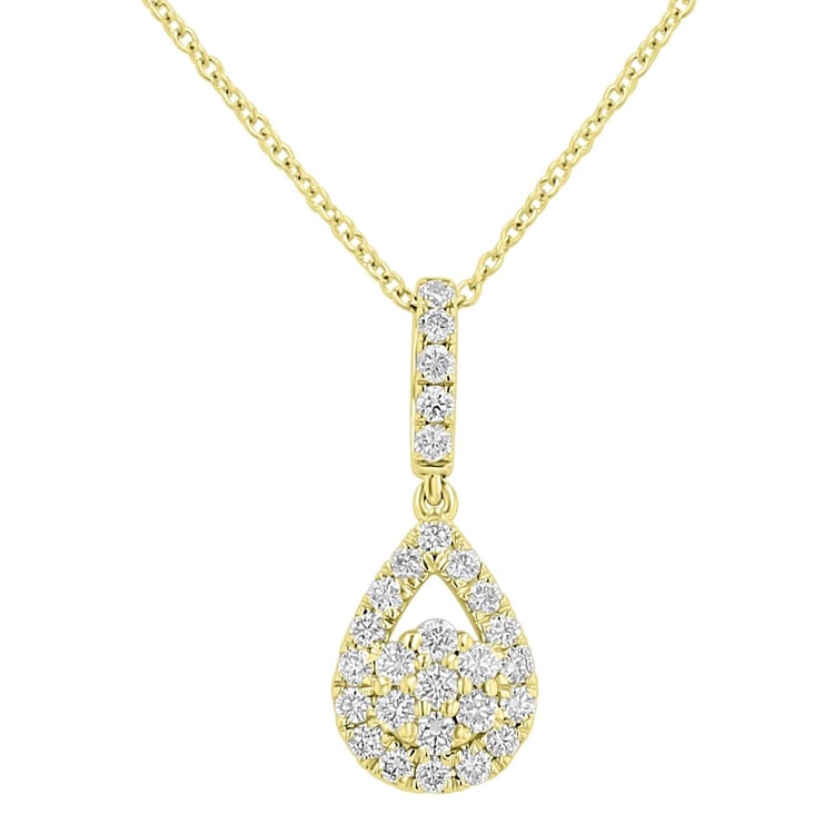 Romantický přívěsek s lab-grown diamanty Kai