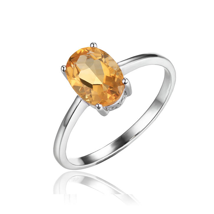 Citrínový prsten 14907