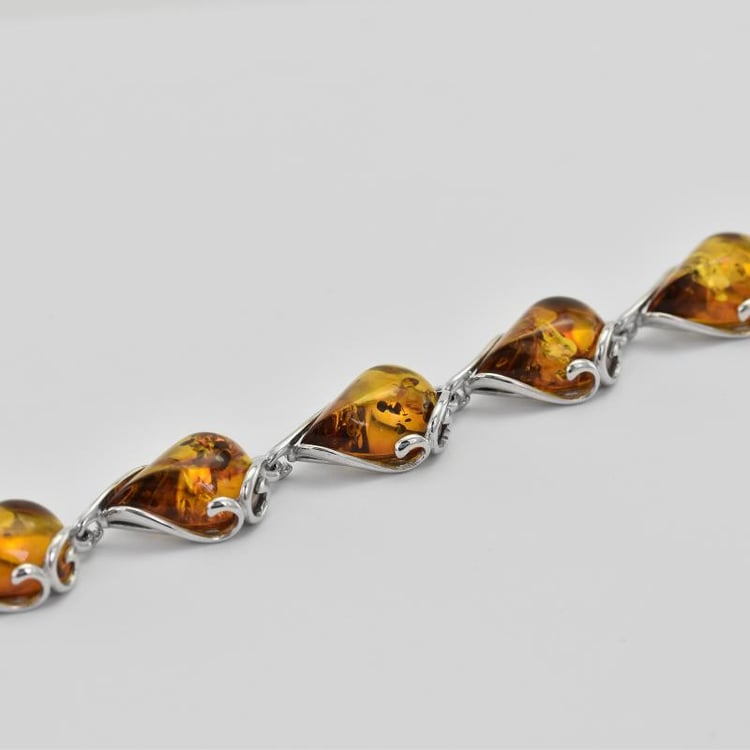 Náramek s jantary 36920