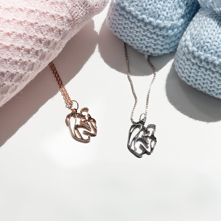 Stříbrný přívěsek matka a dítě Wiliy 140739