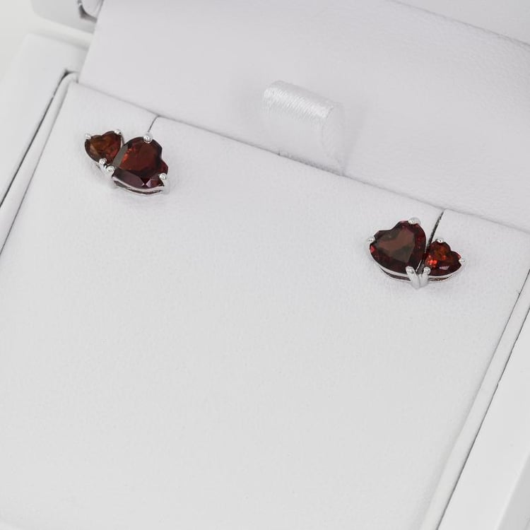 Náušnice s granáty 25745