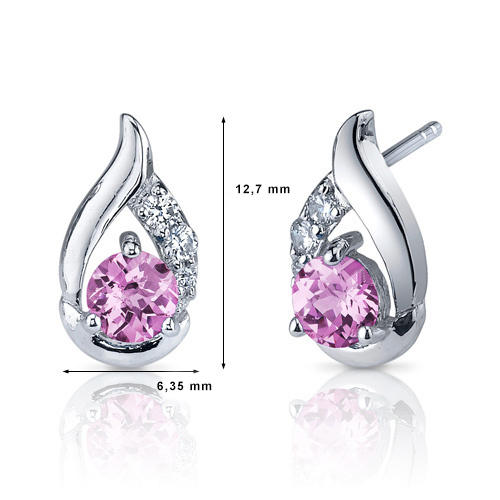 Náušnice se safíry 14036