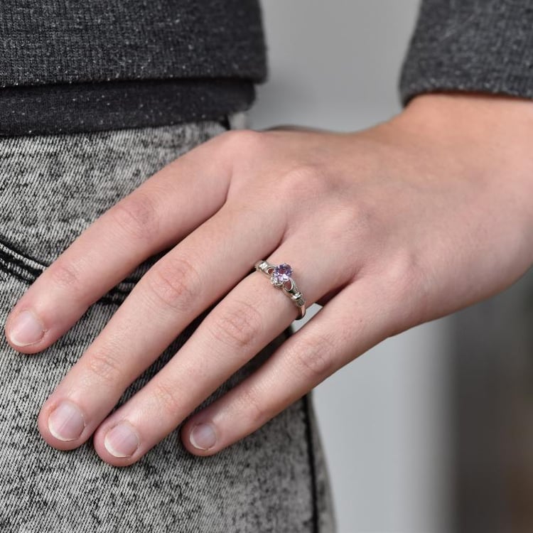 Ametystový prsten 23148