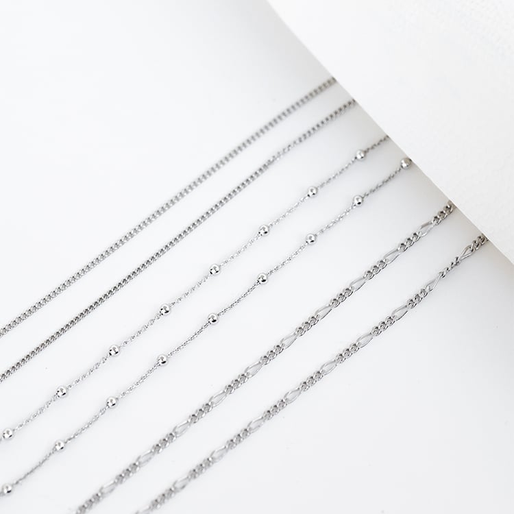 Řetízek s kuličkami 45 cm ze stříbra 129612