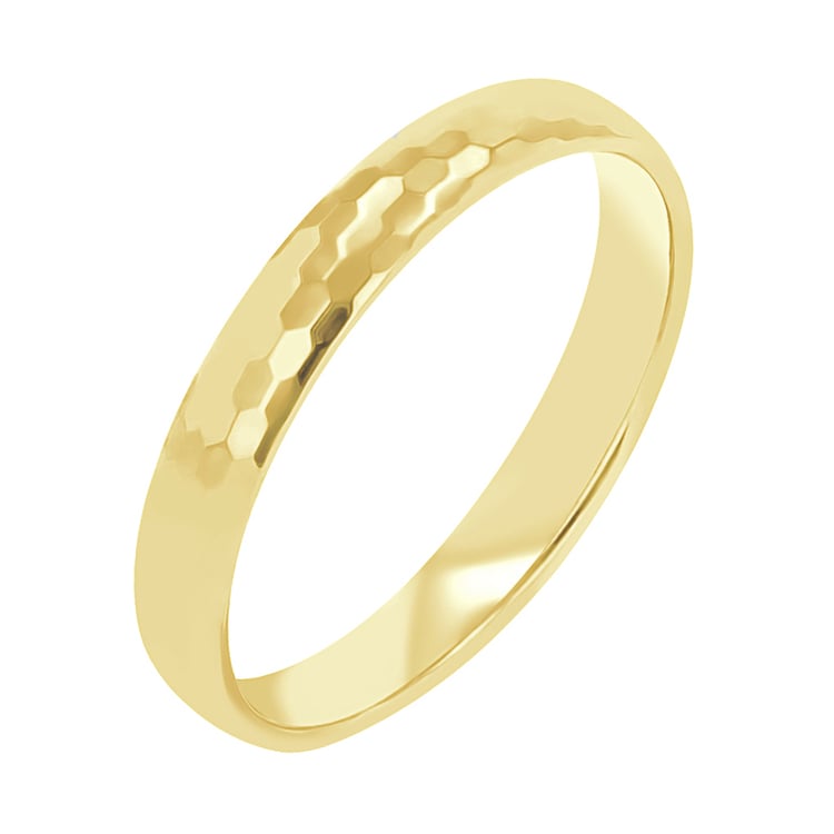 Zlaté tepané snubní prsteny Trevino 114099