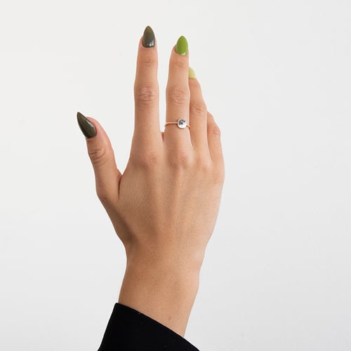 Prsten s emerald salt and pepper diamantem Christy