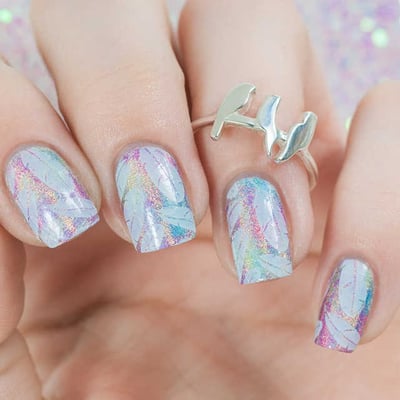 Stříbrný prsten s ptáčky