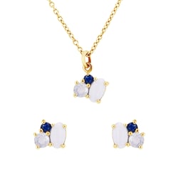 Sada cluster šperků ze zlata Marquez