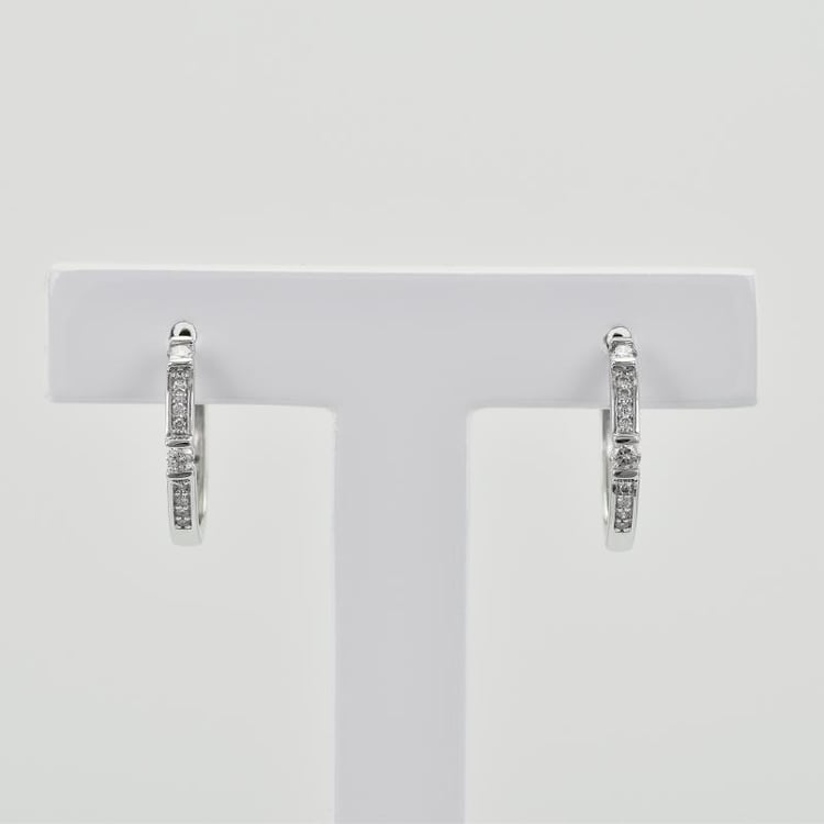 Náušnice s diamanty 25804