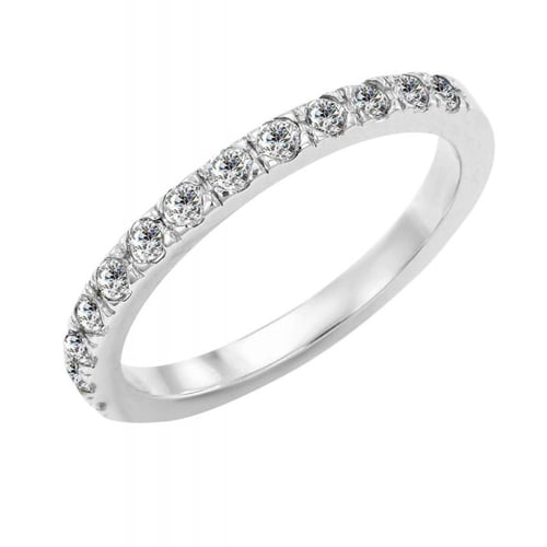 Eternity zlatý prsten s 2 mm lab-grown diamanty Lowum