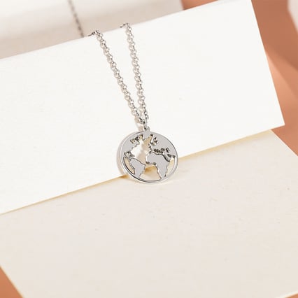 Přívěsek s mapou světa World