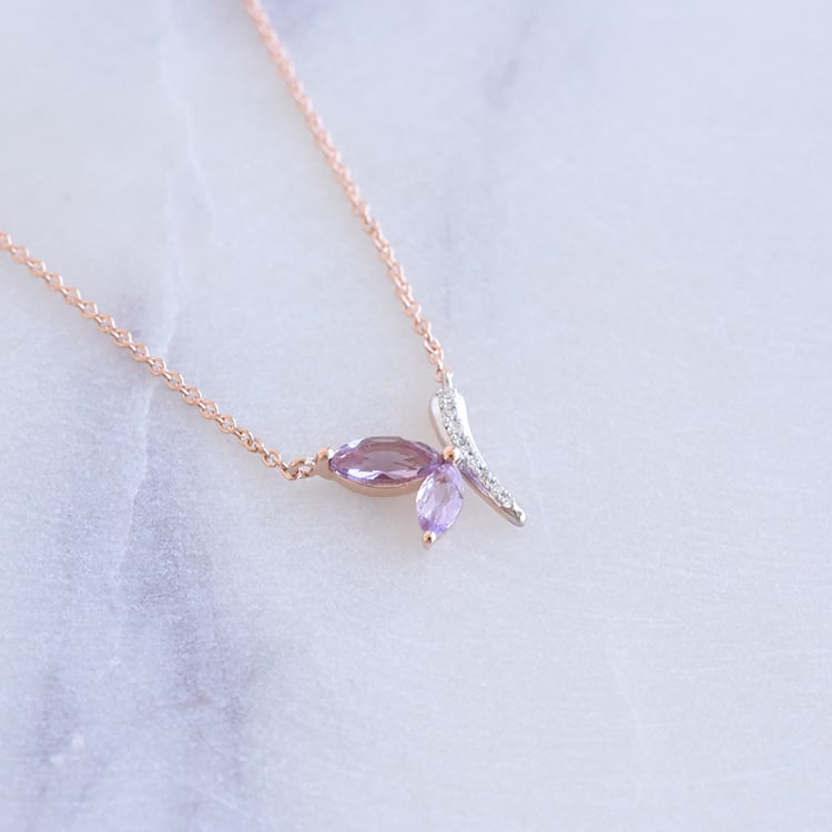 Kolekce šperků s drahokamy ve tvaru motýla Parry 106236