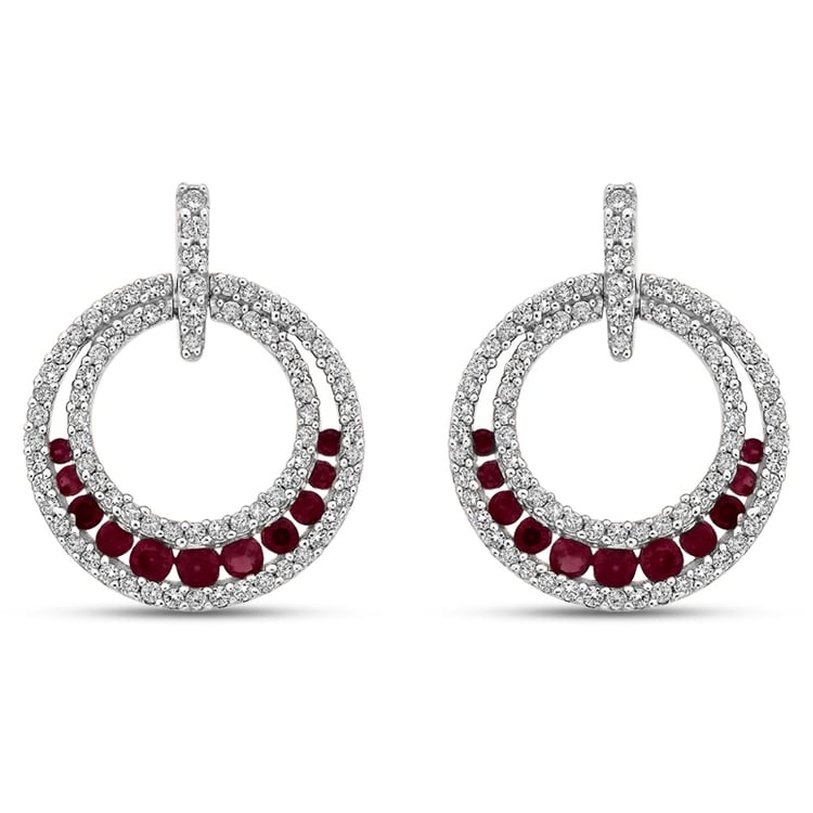  Luxusní zlaté náušnice s diamanty 51869