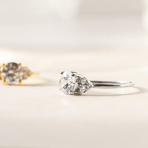 Zásnubní prsten s lab-grown diamanty Agathe