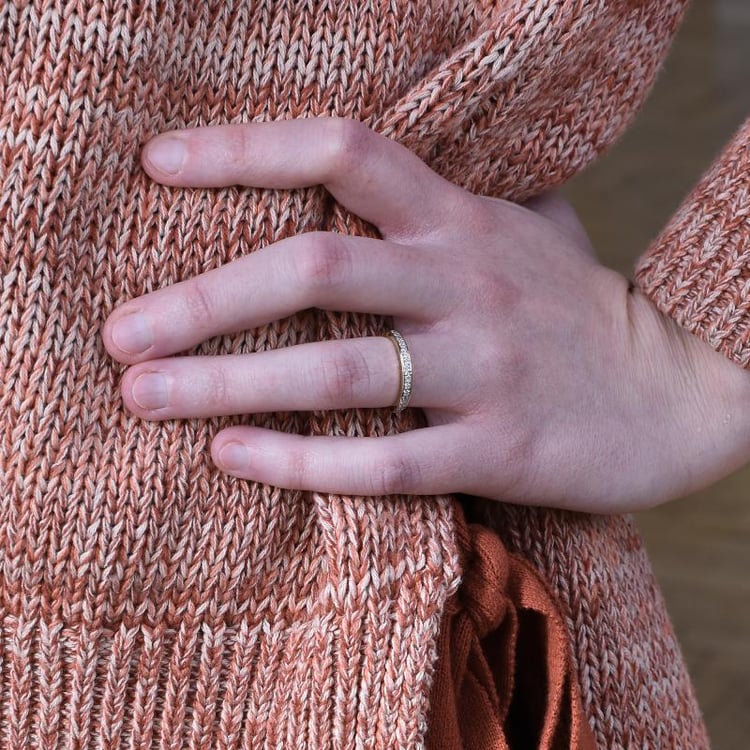 Zlatý eternity prsten 29338