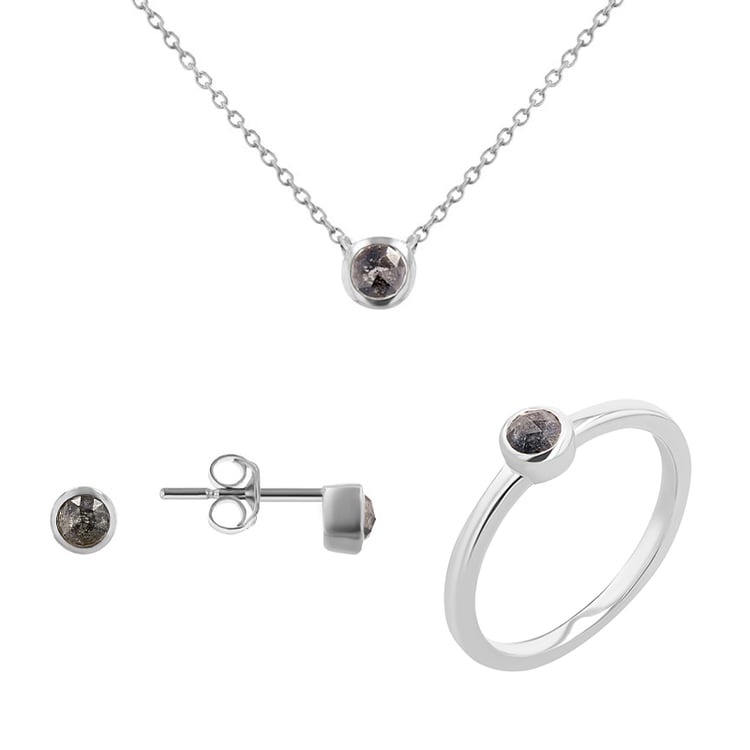 Kolekce šperků se salt and pepper diamanty Jana 117040