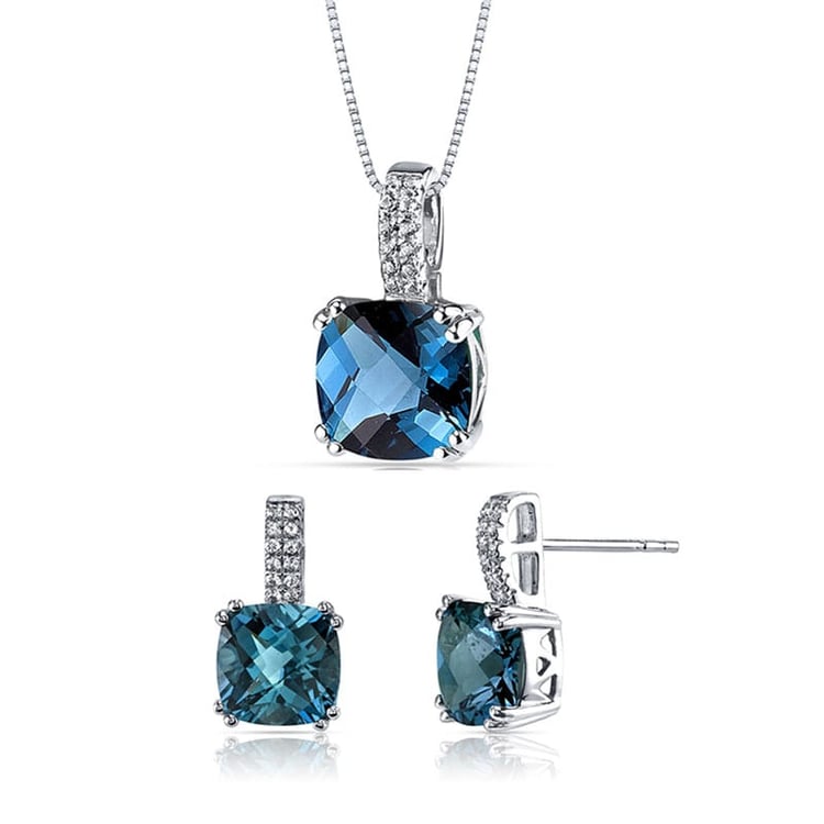 Elegantní zlatá kolekce s topazy Abia