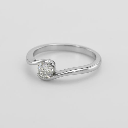 Zásnubní prsten s lab-grown diamantem Saffar