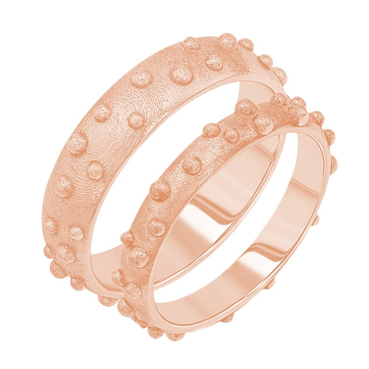 Snubní prsteny s atypickým povrchem Kai 156958