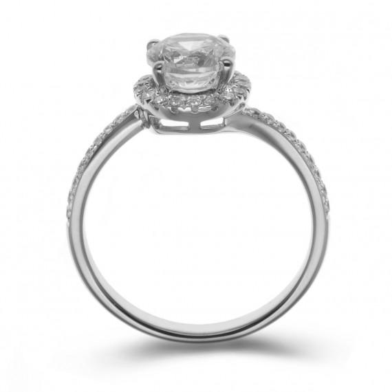 Zásnubní prsten z platiny Nurika 8665