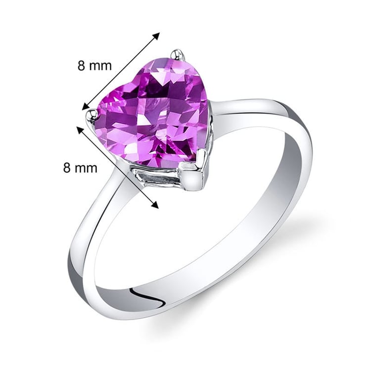 Růžový safír ve zlatém prstenu 28047