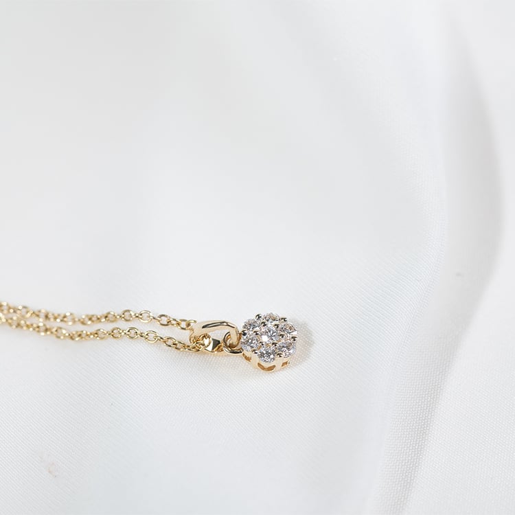 Elegantní přívěsek s lab-grown diamanty Jenoulita 131155