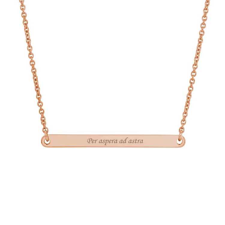 Minimalistický náhrdelník s nápisem 20904