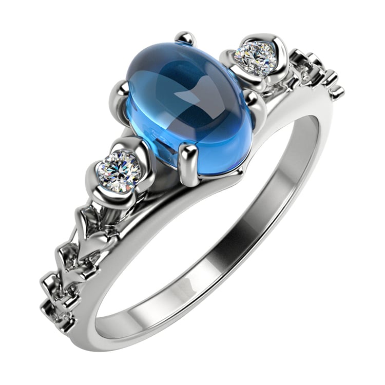 Zásnubní platinový prsten