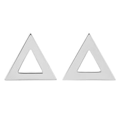 Zlaté maxi trojúhelníkové náušnice Beli