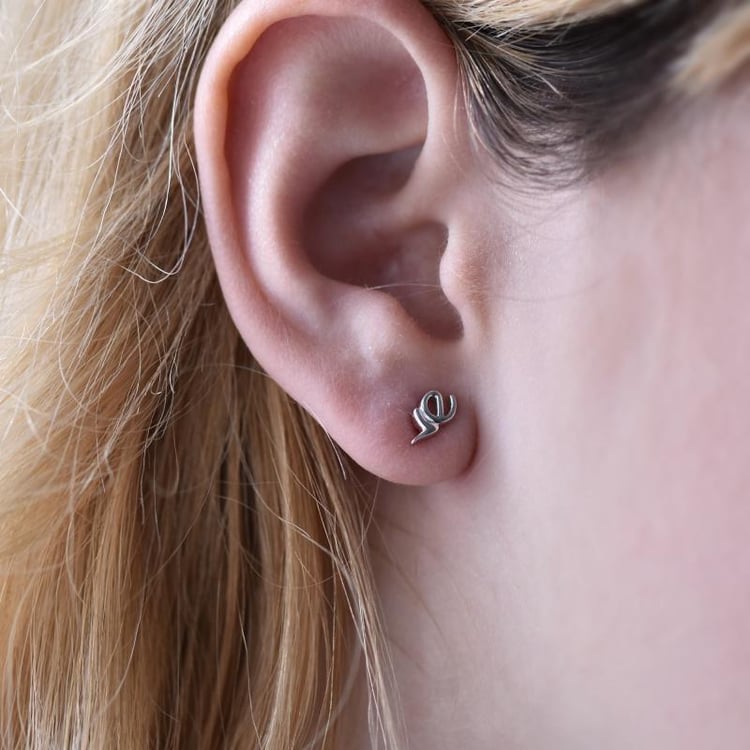 Náušnice s perlou 19476