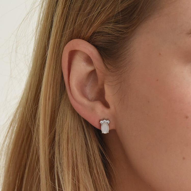 Stříbrné náušnice 72645