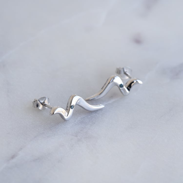 Stříbrné náušnice 86181