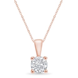 Přívěsek s výběrem karátové váhy lab-grown diamantu Alexen