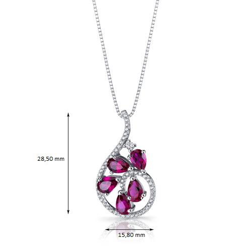 Rubínový náhrdelník Randia 8284