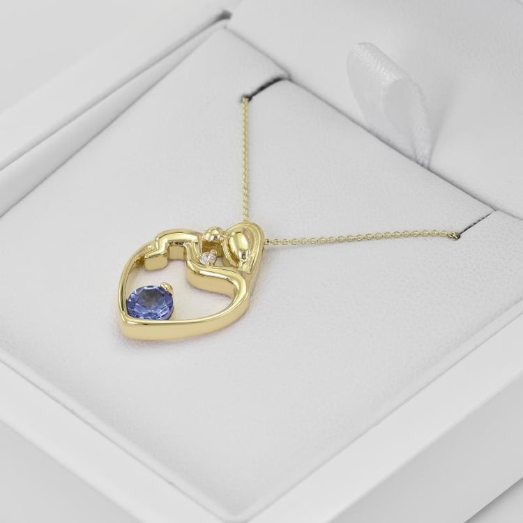 Náhrdelník s tanzanitem 31802