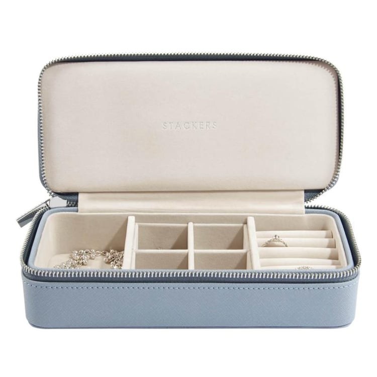 Modré cestovní pouzdro na šperky 42067