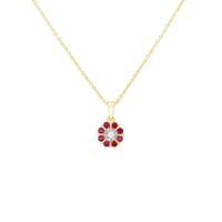 Přívěsek s rubíny a diamanty Greta