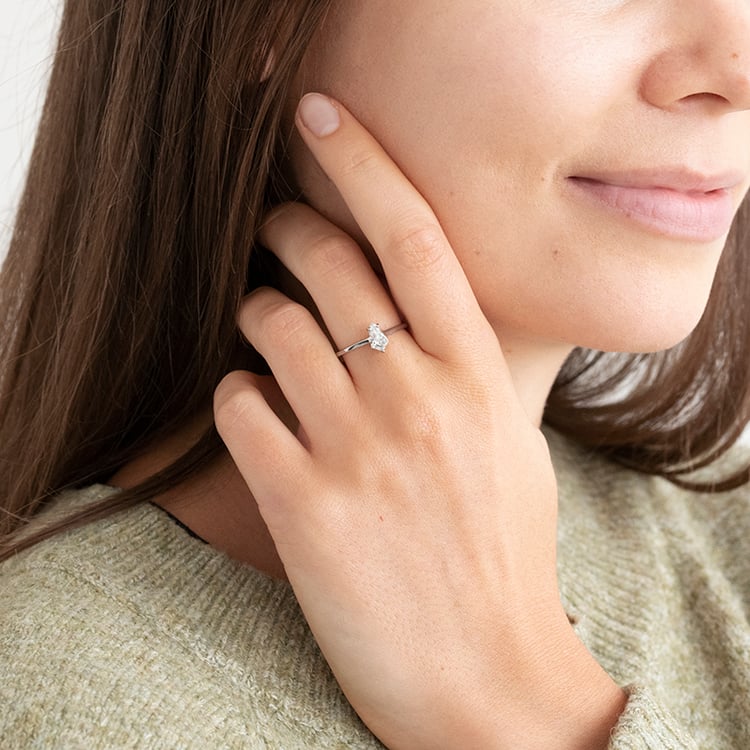 Zásnubní prsten s 0.7ct IGI certifikovaným lab-grown diamantem Greta 170154