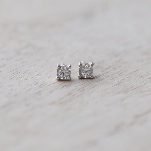 Náušnice s výběrem karátové váhy lab-grown diamantu Ammanda