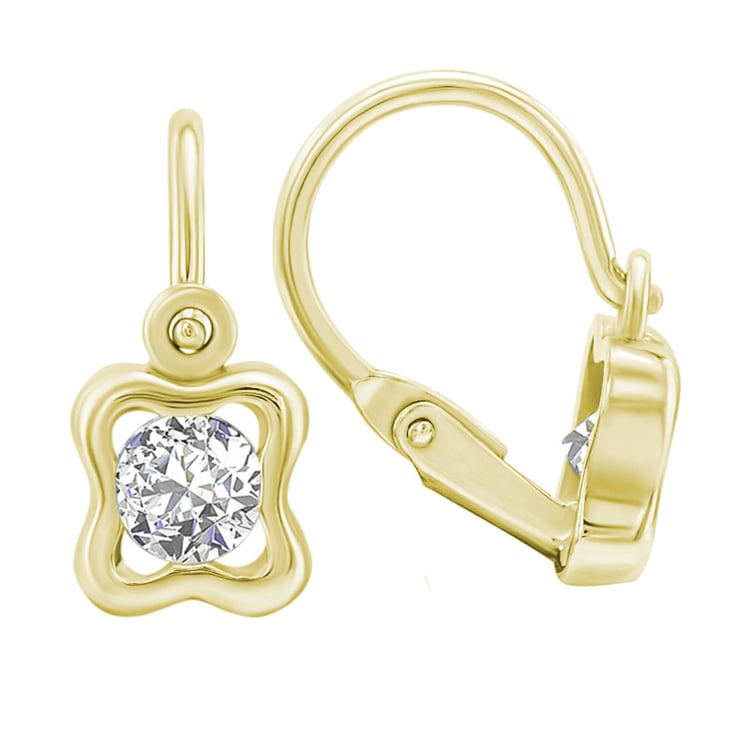 Zlaté dětské náušnice 31001