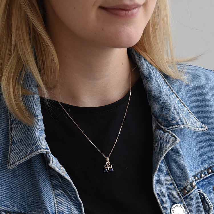 Náhrdelník se safíry 69749